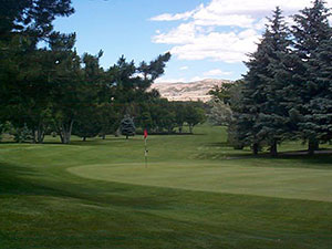 Exterior photograph of the Riverside Golf Course in Pocatello, Idaho