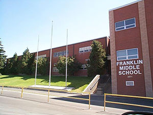 Franklin Middle School in Pocatello, Idaho